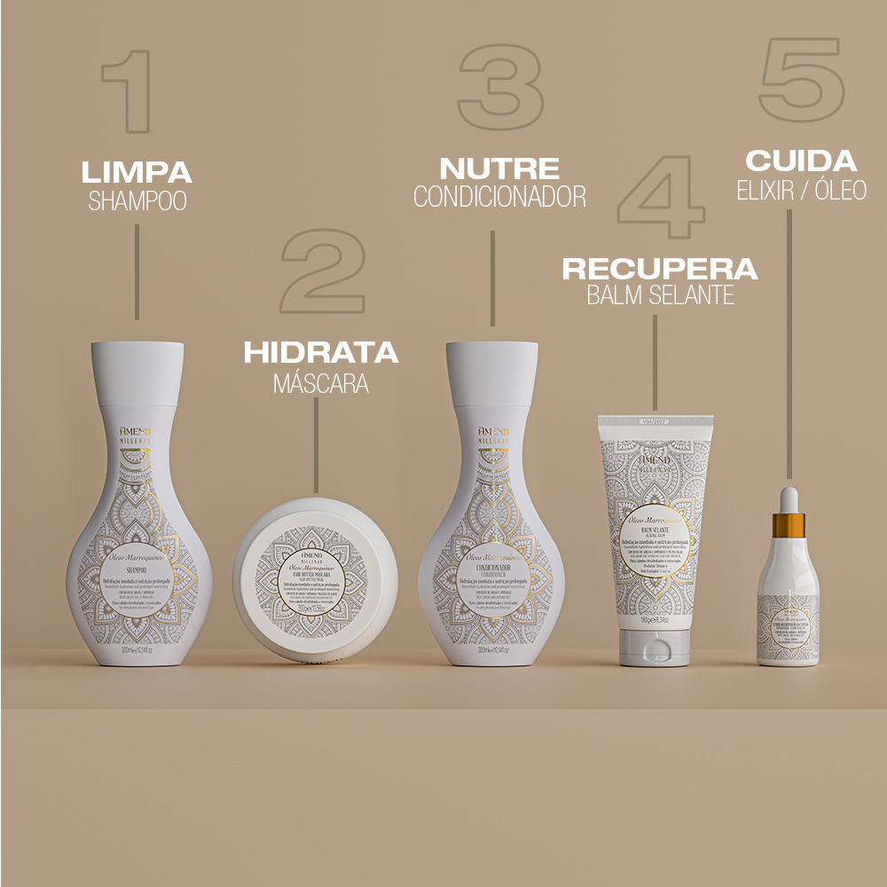 Condicionador Amend Millenar Óleos Marroquinos 300ml image number 5